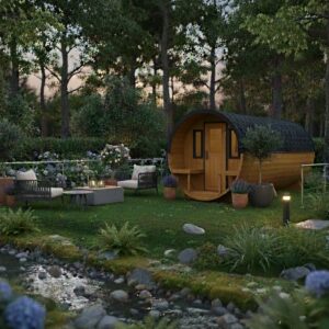 Neptune Saunas - Gothenberg large barrel sauna kit