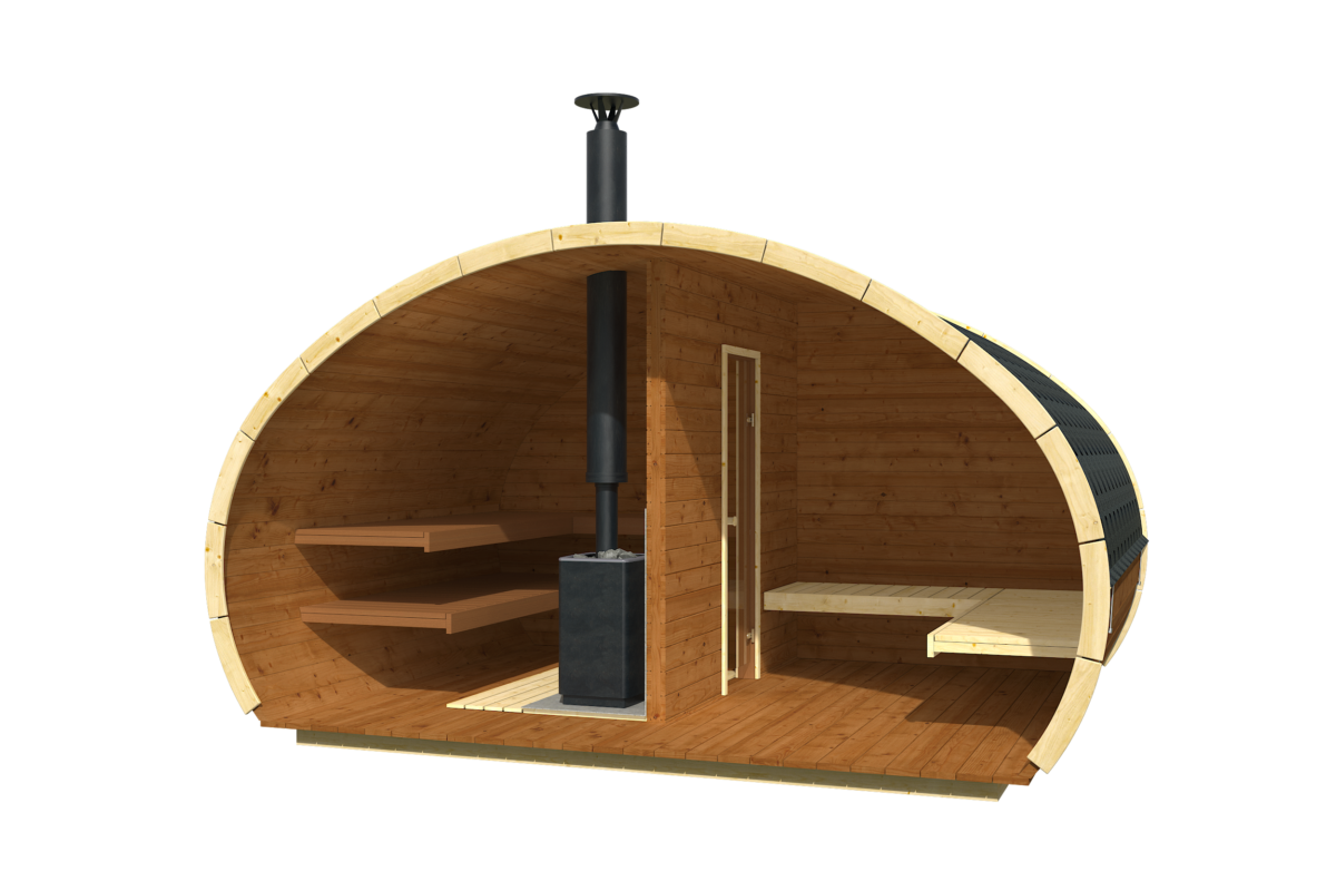 Reykjavik Large Outdoor Sauna Kit Neptune Saunas