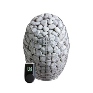 Neptune-Sauna-Accessories---Huum-Drop-Electric-Sauna-Stove-With-Stones-And-WIFI-controller---Product-Image