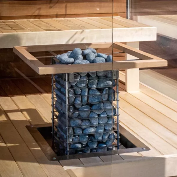 Neptune Sauna Accessories - Huum Cliff Electric Sauna Stove - Built into Floor