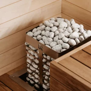 Neptune Sauna Accessories - Huum Steel Electric Sauna Heater - Built Into sauna bench