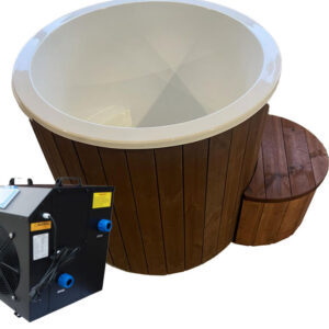 neptune saunas - svalbard product image - ice bath with water cooler product photo