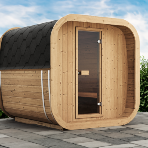 neptune saunas - lahti outdoor cube sauna cgi