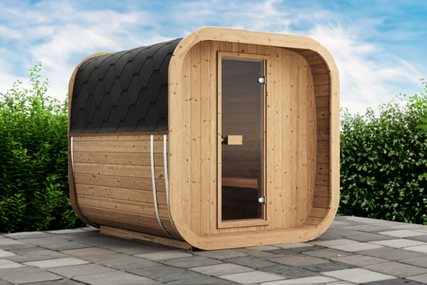 neptune saunas - lahti outdoor cube sauna cgi